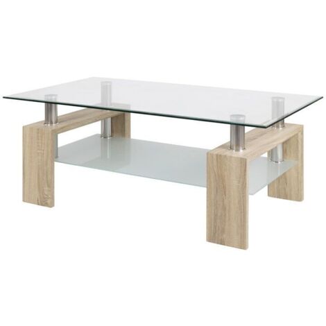 Mesa de Centro Missouri de Cristal Templado