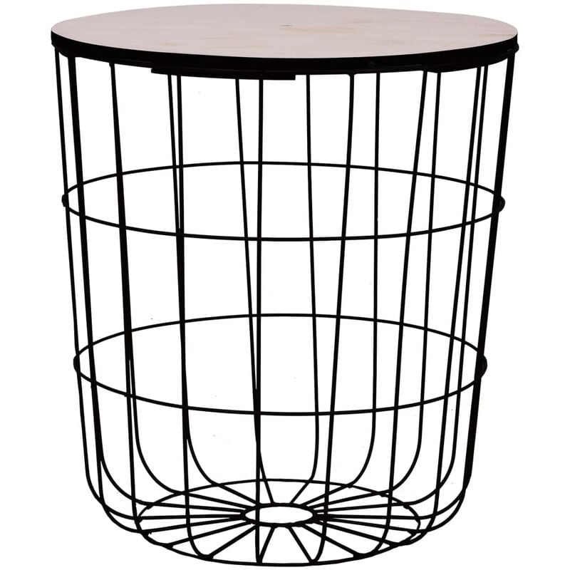 

Mesa de centro negra Ø 39,5 cm - Negro