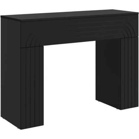 Mesa de centro Negro 102 x 35 x 75 cm Madera de ingeniería