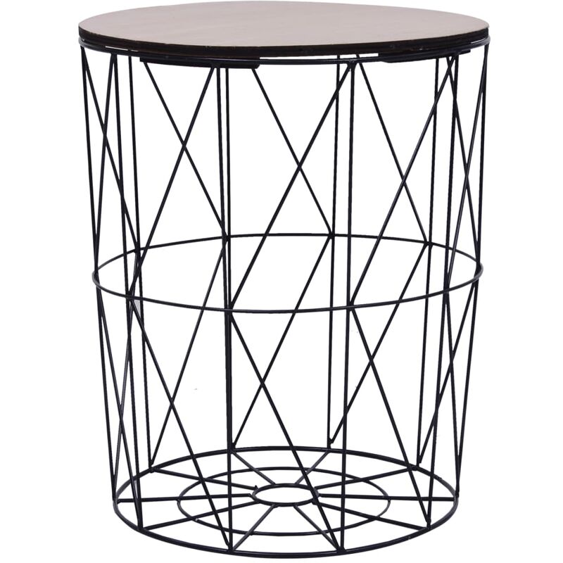

Mesa de centro negro Ø 47 cm