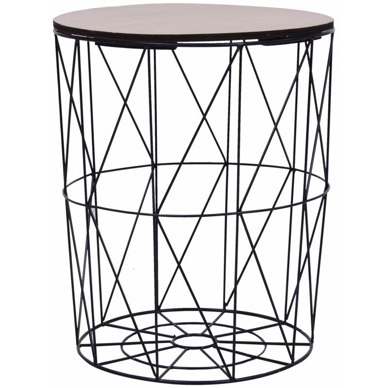

Mesa de centro negro Ø 47 cm