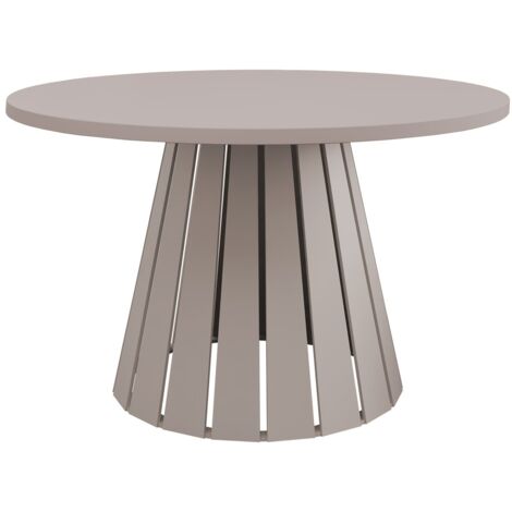 Mesa de centro Oswego 134, Cachemira, 43x0x0cm, Diámetro: 75, Aglomerado laminado, Redonda