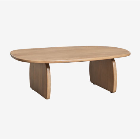 Mesa de centro ovalada 110x70 cm en madera de mango Agathe SKLUM             