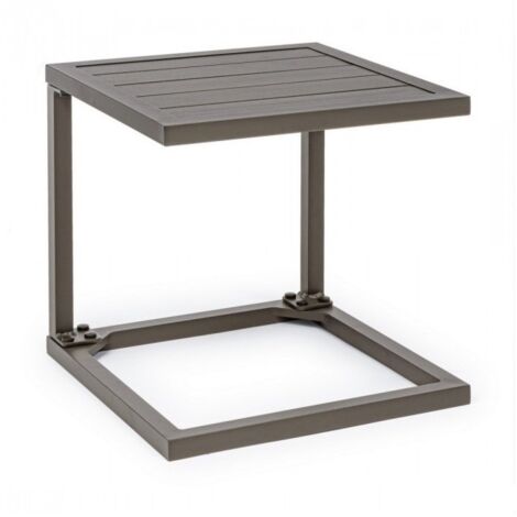 Mesa de centro para exterior en aluminio Caffè HILDE YK14 40x40x h40 cm