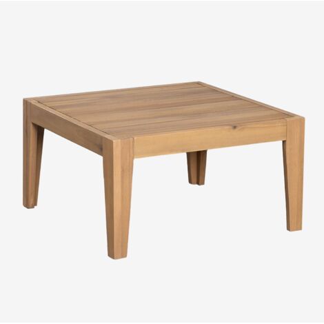 Mesa de centro para jardín cuadrada 60x60 cm en madera de acacia Filips SKLUM             