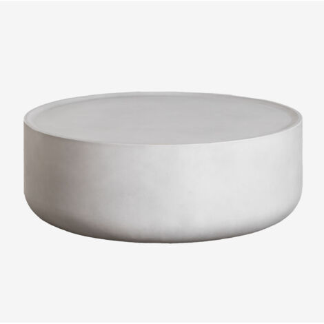 Mesa de centro para jardín redonda Ø80 cm en cemento Darwys SKLUM             