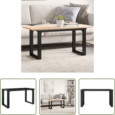 Mesa de centro -  Patas de mesa de centro estructura O acero 70x30x43 cm
