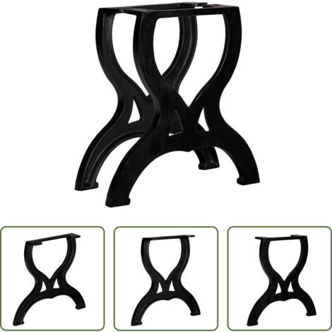 Mesa de centro -  Patas mesa de centro en hierro fundido 2 unidades forma X