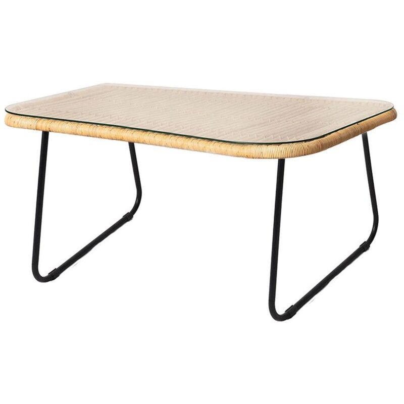 

Mesa De Centro Raffles En Rata Ancho: 90 Cm X Largo: 50 Cm X Alto: 45 Cm