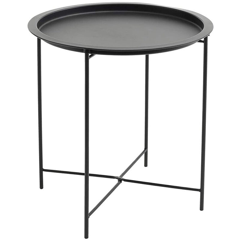 

Mesa de centro redonda / Mesa de centro / Mesas de salón / Metal negro 51x47x47cm