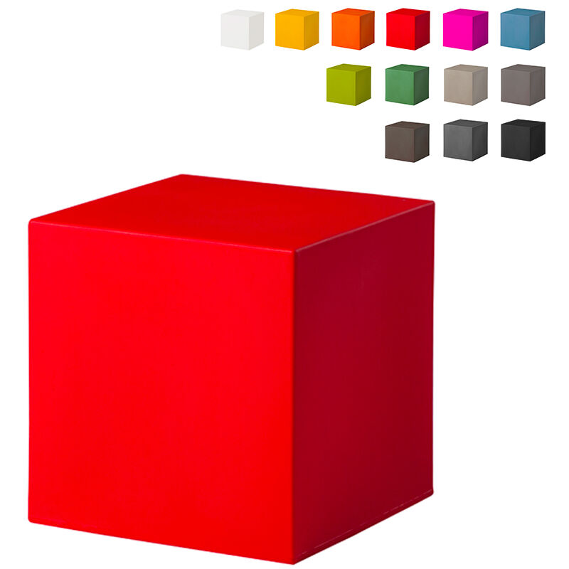 

Mesa de centro Silla Cúbica Diseño moderno en color Cubo Pouf | Color: Rojo - Slide