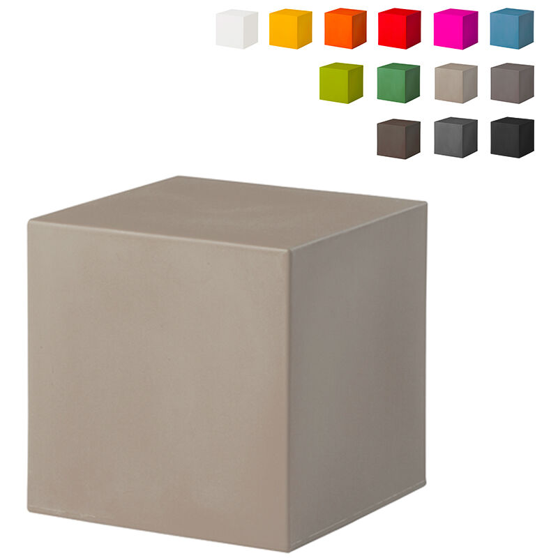 

Mesa de centro Silla Cúbica Diseño moderno en color Cubo Pouf | Color: Gris claro - Slide