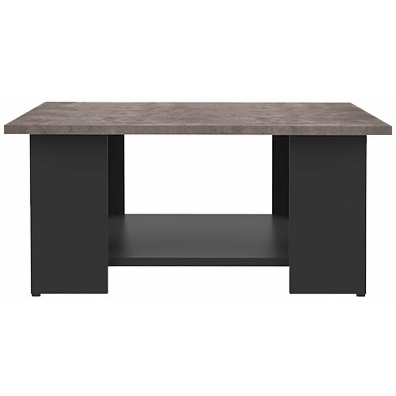 

Mesa de centro SQUARE 67 X 67 negro y hormigón, 67 x 67 x 30.5 - negro y hormigón