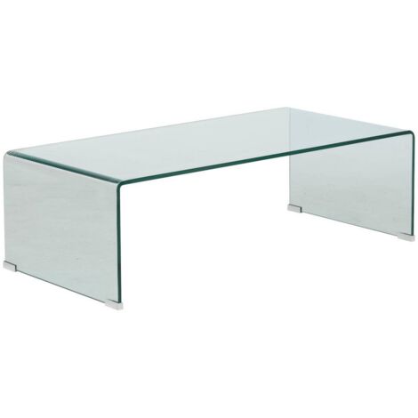 Mesa de centro transparente Lenia 110x55x38cm - Atmosphera créateur d'intérieur