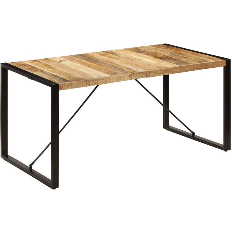 

Mesa de comedor 160x80x75 cm madera maciza de mango