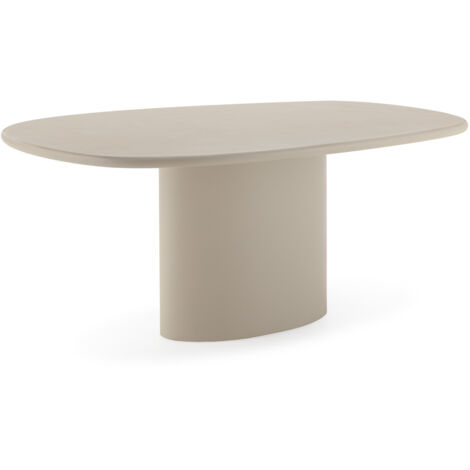 Mesa De Comedor 250X120X75 Stoneskin Topo