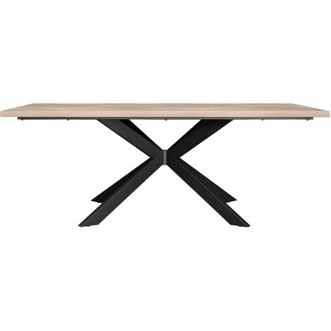 Mesa De Comedor Con Estructura Metalica