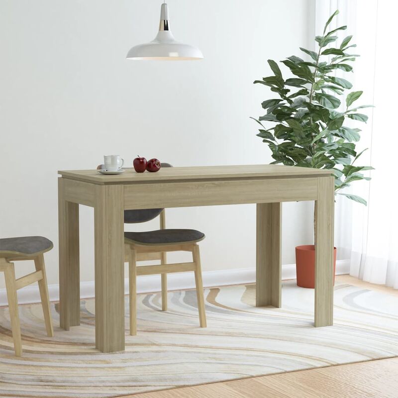 

Mesa de comedor de aglomerado color roble Sonoma 120x60x76 cm