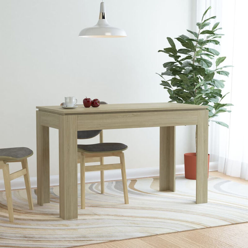 

Mesa de comedor de aglomerado color roble Sonoma 120x60x76 cm