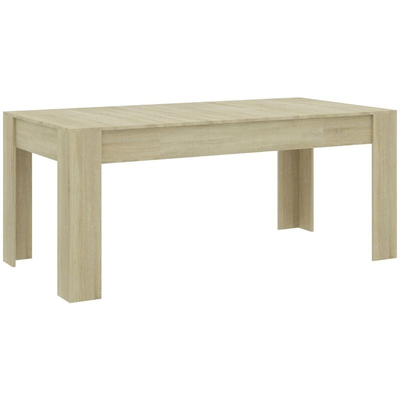 

Vidaxl - Mesa de Comedor de Aglomerado Color Roble Sonoma 180x90x76 cm - Marrón