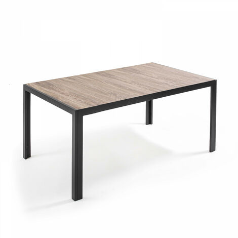 Mesa de comedor de aluminio y cerámica - Tivoli