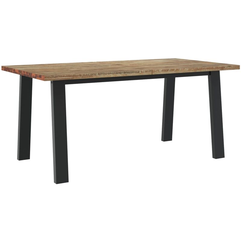 

Mesa de comedor de madera de acacia maciza 170x90 cm - Marrón
