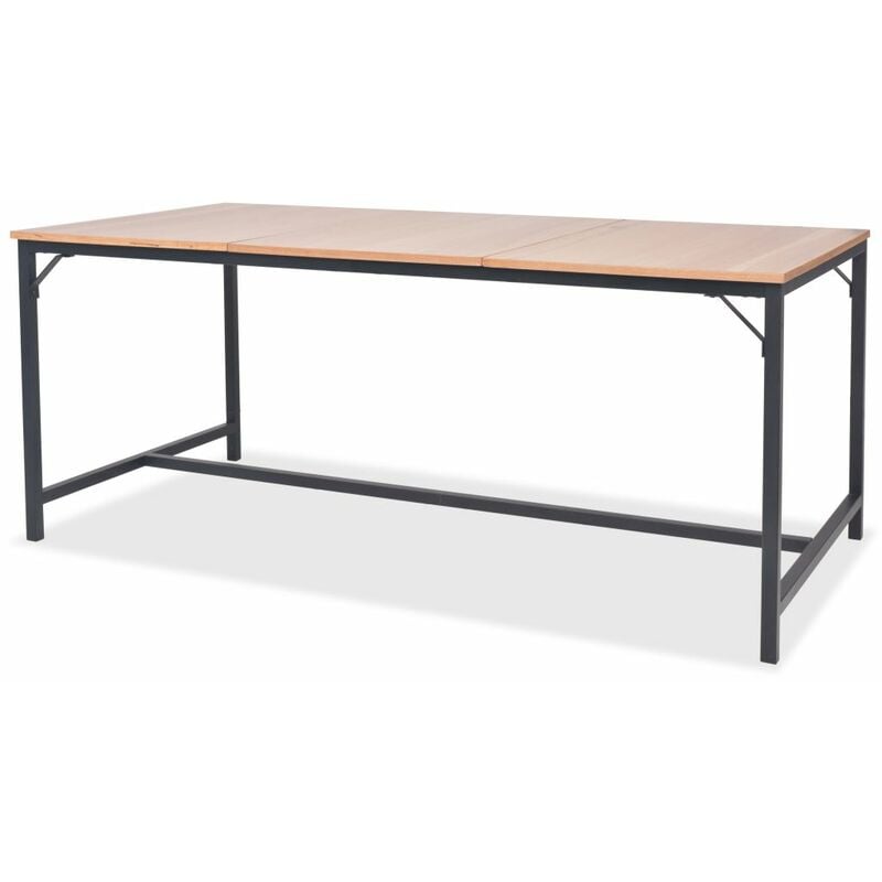 

BHD - Mesa de comedor de madera de fresno 180x90x76 cm