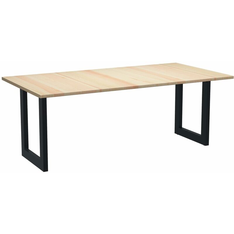 

Madera de Pino Mesa de Comedor 220x100x76 cm Modelo 3 - Marrón - Vidaxl