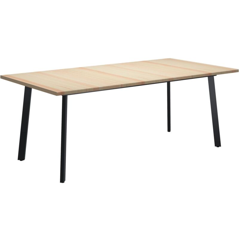 

Vidaxl - Madera de Pino Mesa de Comedor 220x100x76 cm Modelo 5 - Marrón