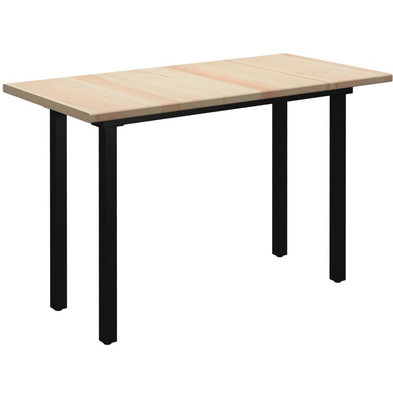 

vidaXL Madera de Pino Mesa de Comedor 140x70x76 cm Modelo 4 - Marrón