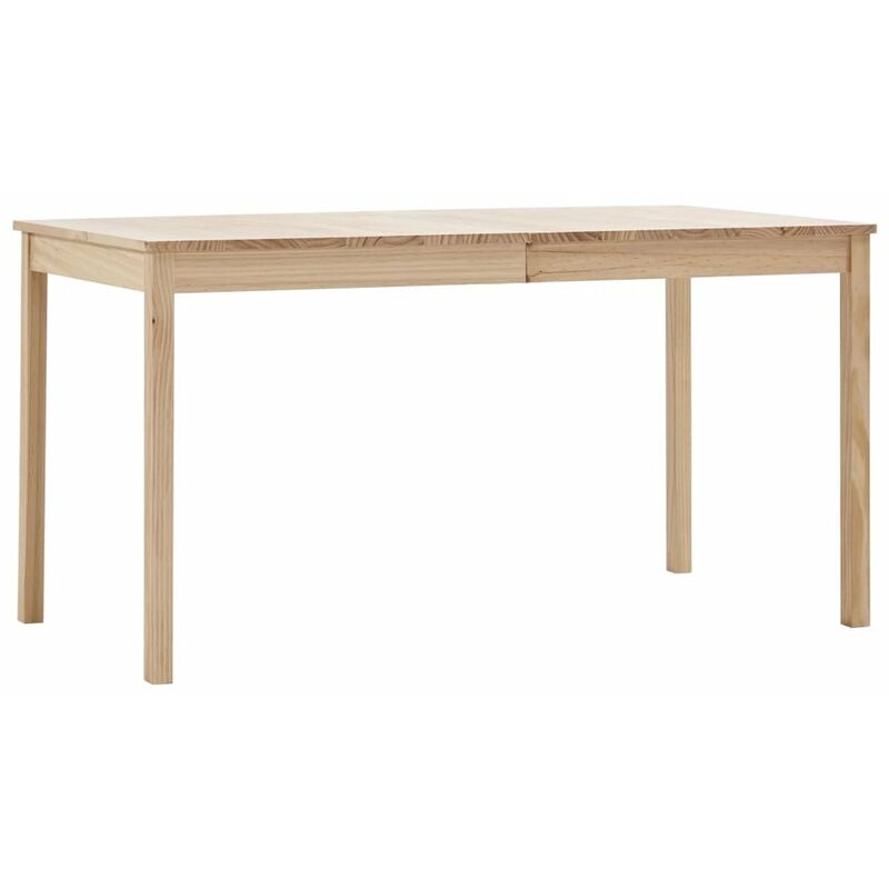 

Mesa de comedor de madera de pino 140x70x73 cm
