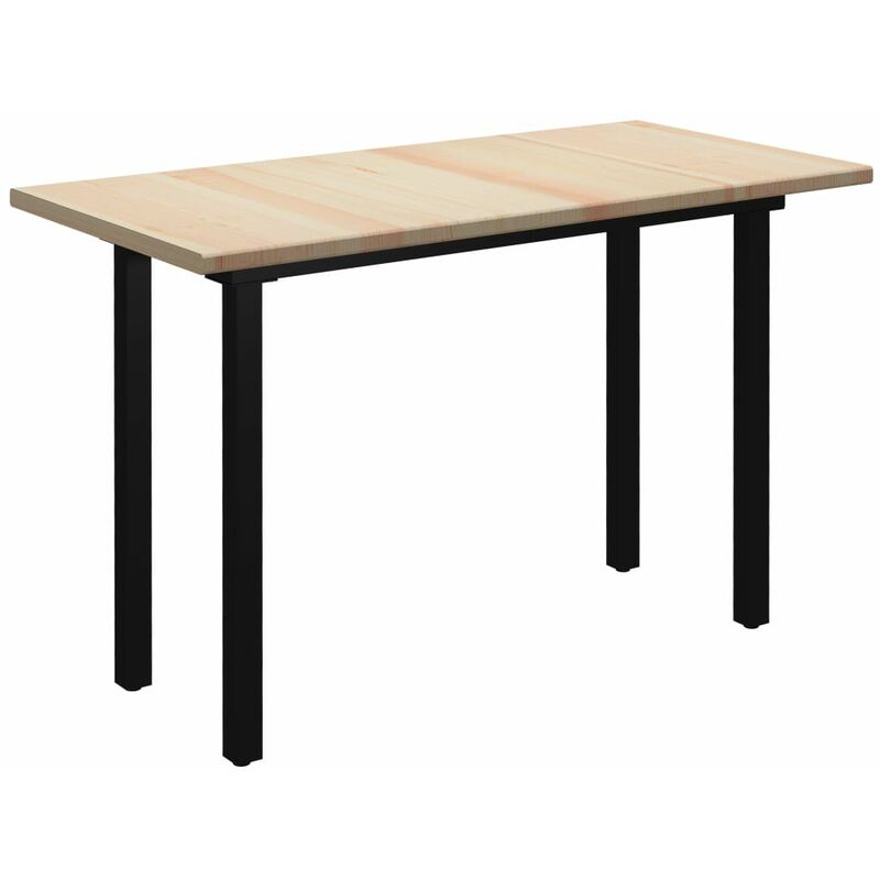 

BHD - Mesa de comedor de madera de pino 140x70x76 cm