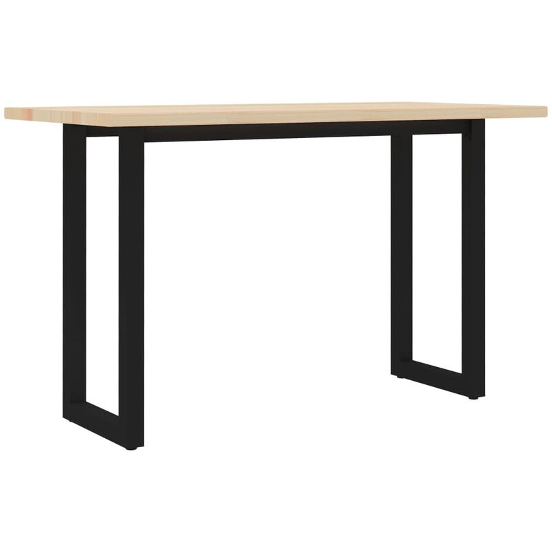 

Mesa de comedor de madera de pino 140x70x76 cm