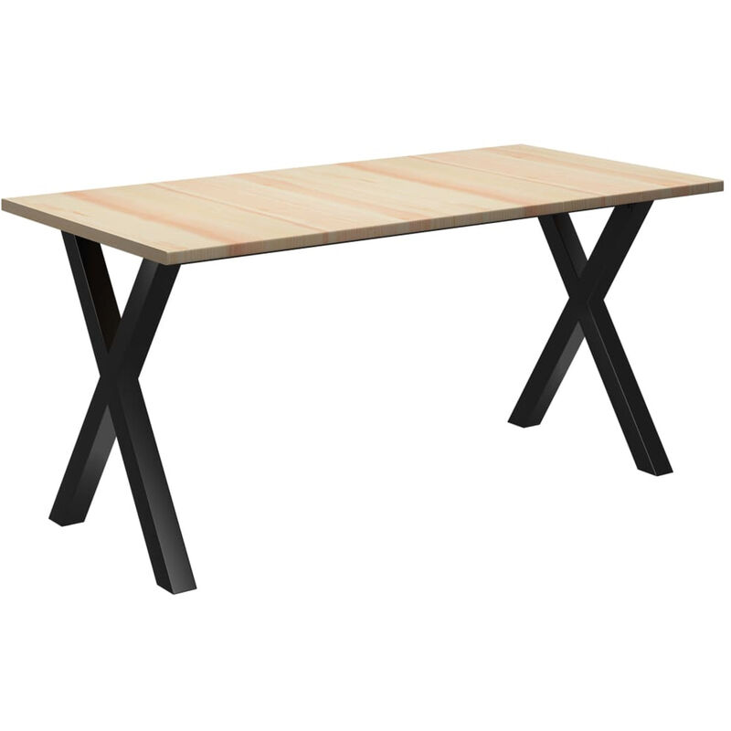 

Mesa de comedor de madera de pino 180x90x76 cm