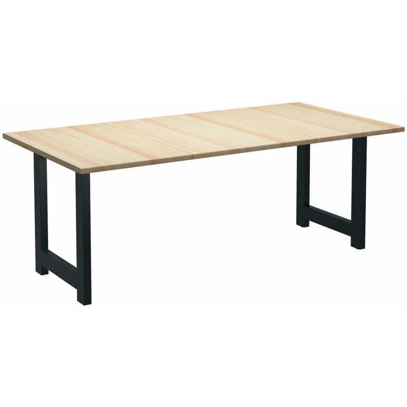 

Happyshopping - Mesa de comedor de madera de pino 220x100x76 cm
