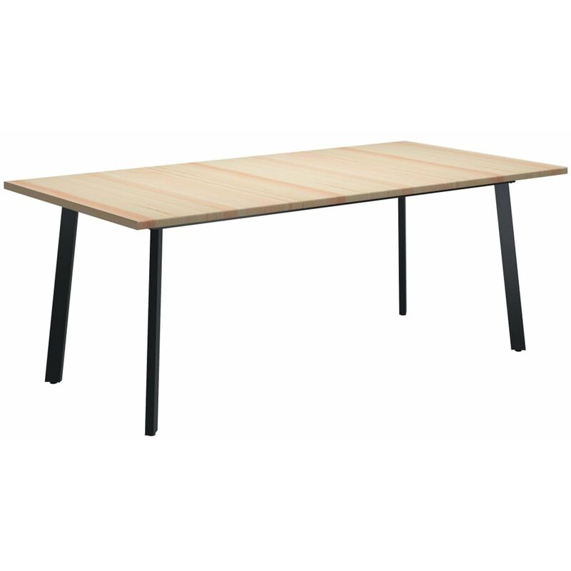 

Mesa de comedor de madera de pino 220x100x76 cm