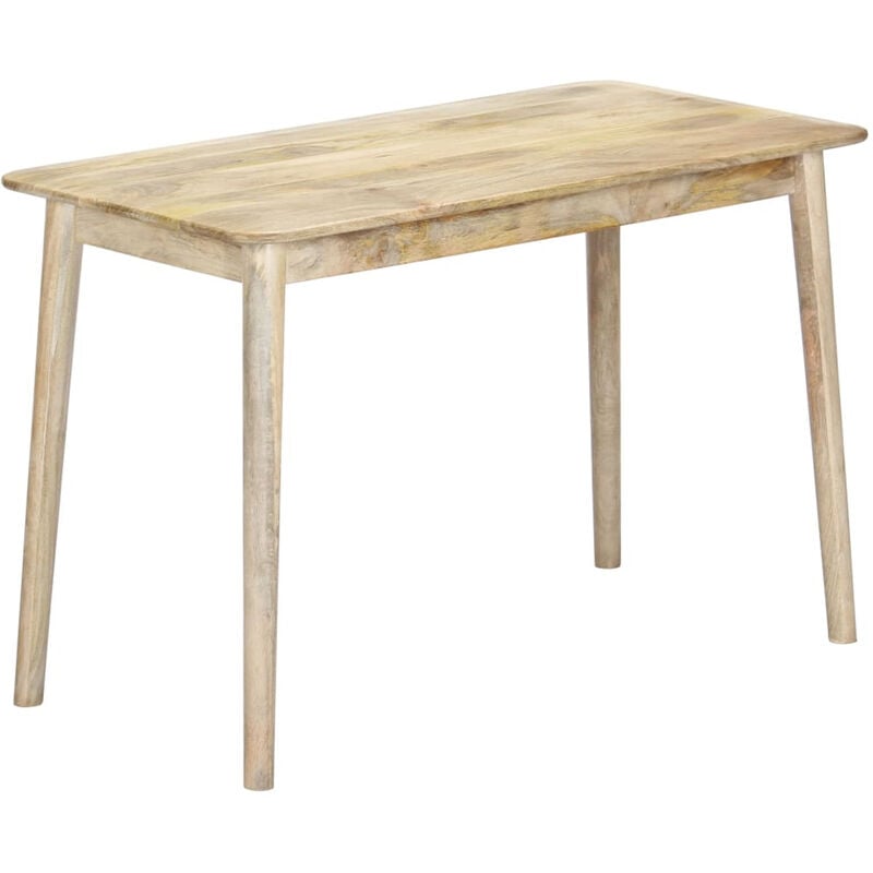 

Happyshopping - Mesa de comedor de madera maciza de mango 115x60x76 cm