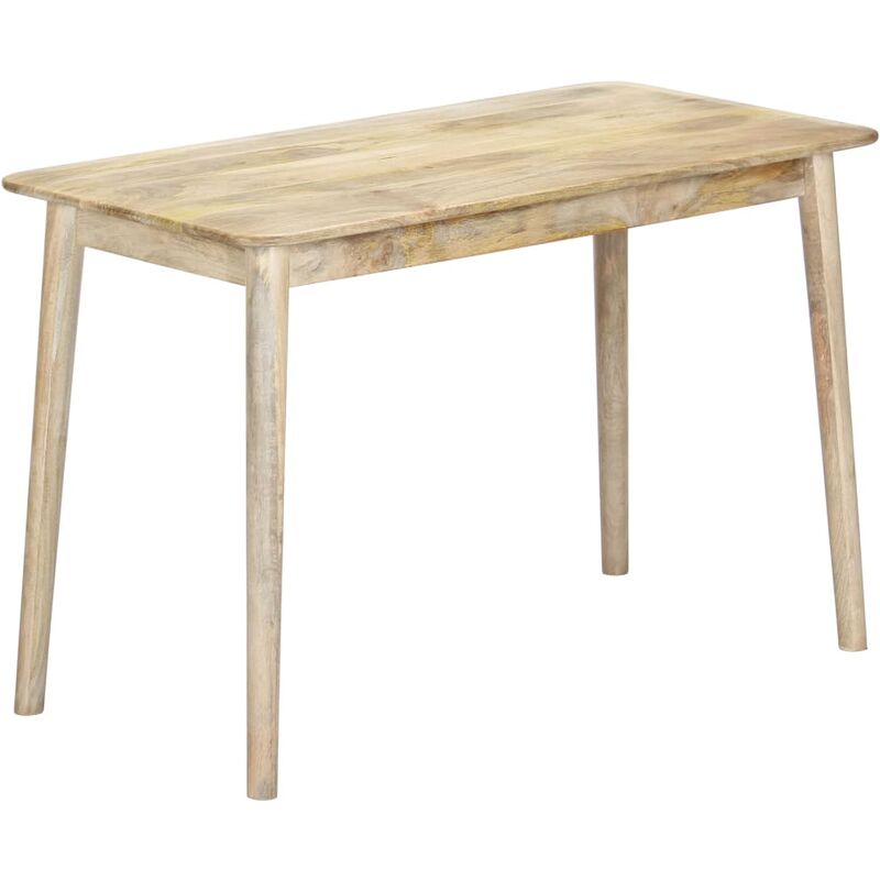 

vidaXL Madera Maciza de Mango Mesa de Comedor 115x60x76 cm - Marrón