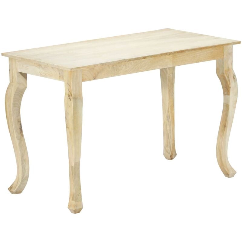

Mesa de comedor de madera maciza de mango 118x60x77 cm