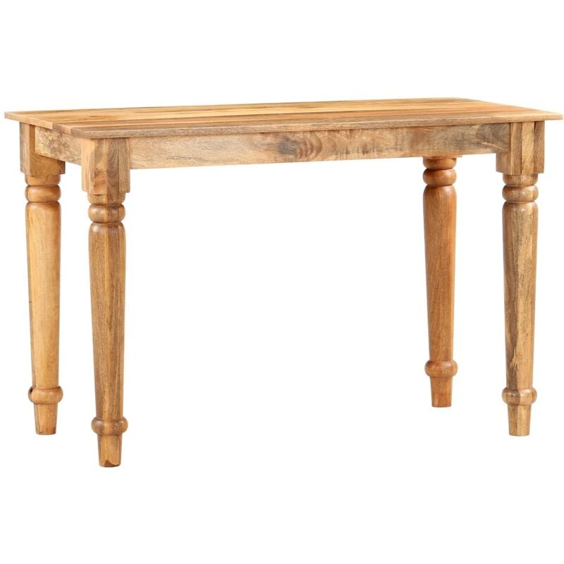 

Mesa de comedor de madera maciza de mango 118x60x77 cm