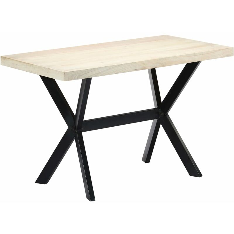 

BHD - Mesa de comedor de madera maciza de mango 120x60x75 cm