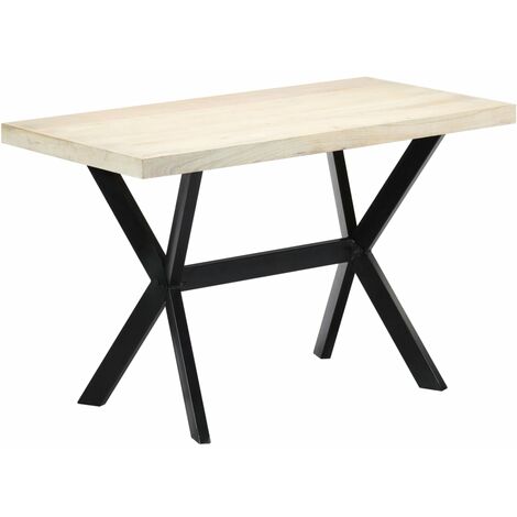 Madera Maciza de Sheesham Mesa de Comedor Muebles Cocina Salón Sala de Estar Hogar Casa Elegante Robusto Estable Duradera Multitalle