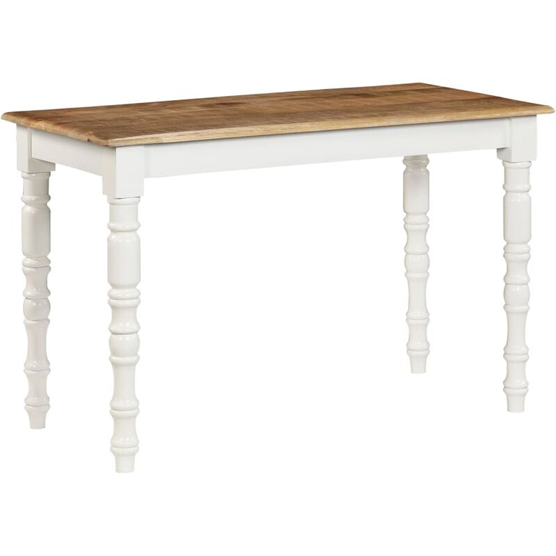 

BHD - Mesa de comedor de madera maciza de mango 120x60x76 cm