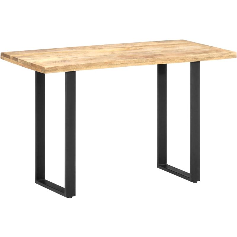 

Mesa de comedor de madera maciza de mango 120x60x76 cm