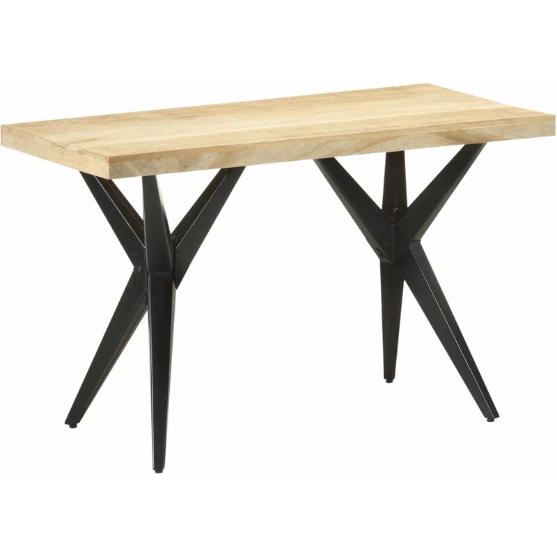 

Mesa de comedor de madera maciza de mango 120x60x76 cm