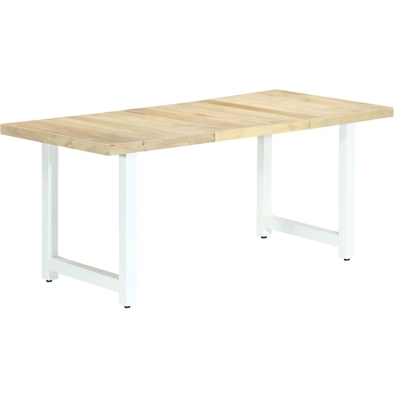 

Mesa de comedor de madera maciza de mango 180x90x76 cm