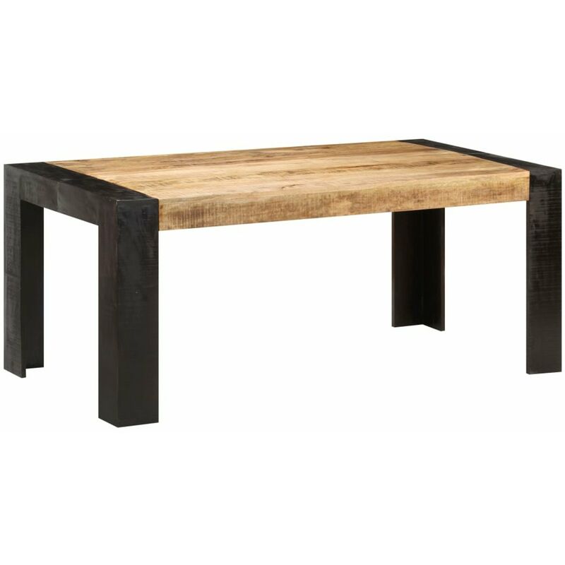 

Happyshopping - Mesa de comedor de madera maciza de mango 180x90x76 cm