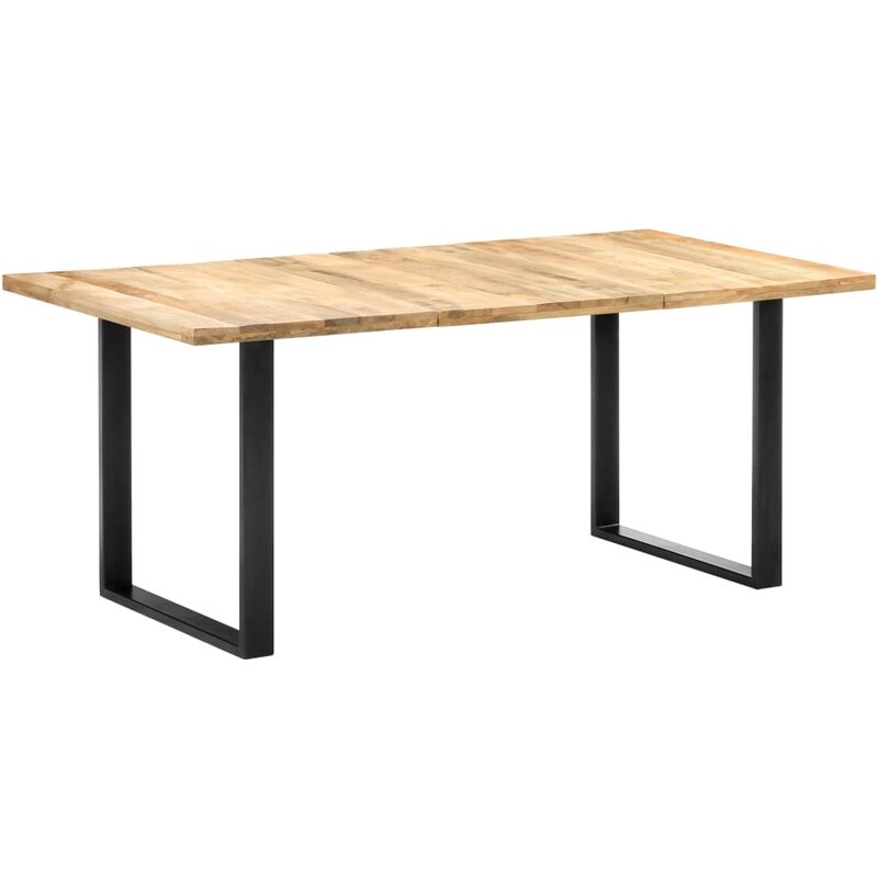 

BHD - Mesa de comedor de madera maciza de mango 180x90x76 cm