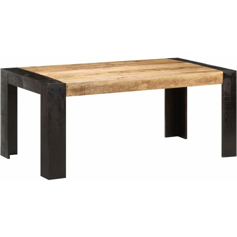 

BHD - Mesa de comedor de madera maciza de mango 180x90x76 cm