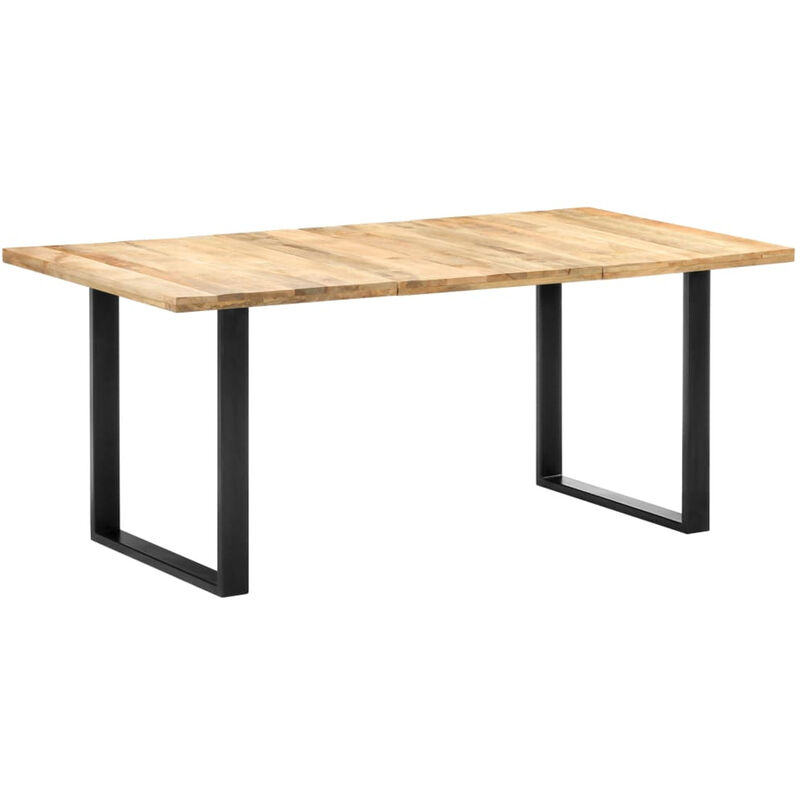 

Mesa de comedor de madera maciza de mango 180x90x76 cm